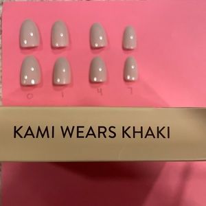 Kami Wears Khaki Red Aspen Nail Dashes partial new set!